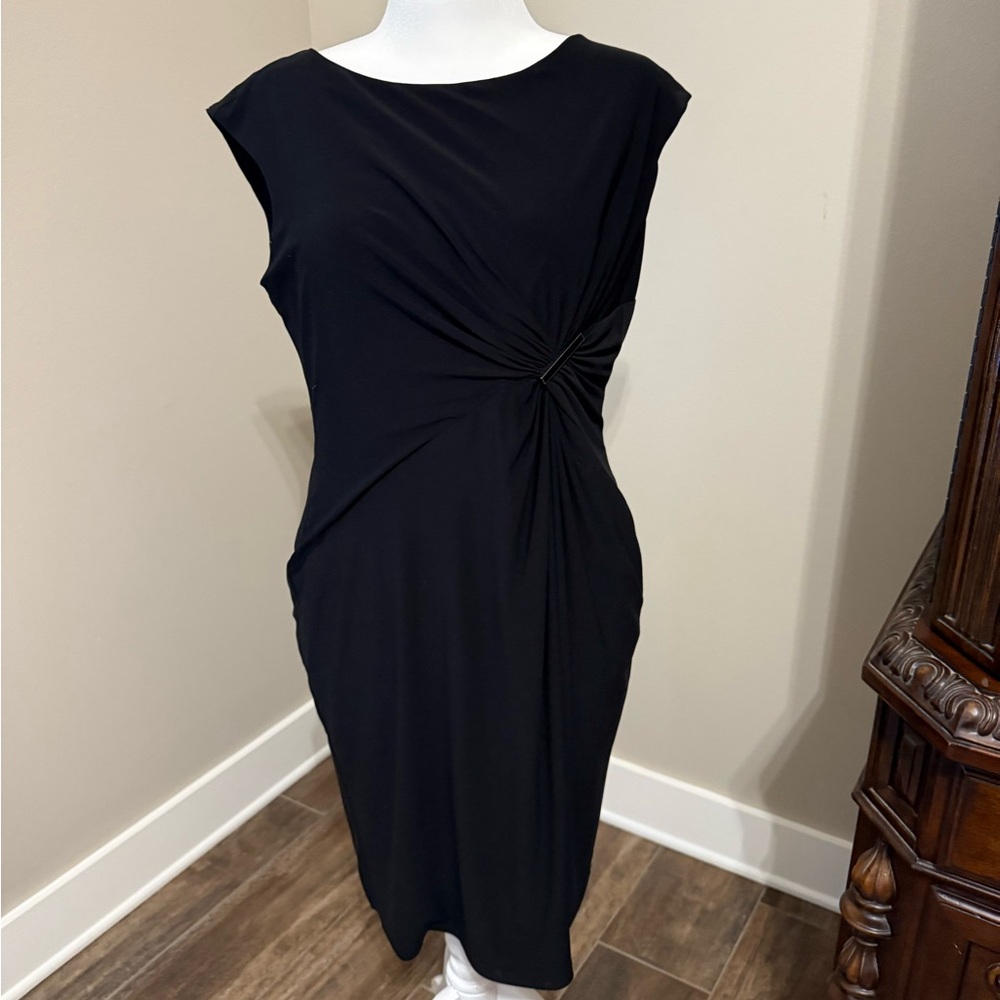 Anne Klein Black Midi Dress